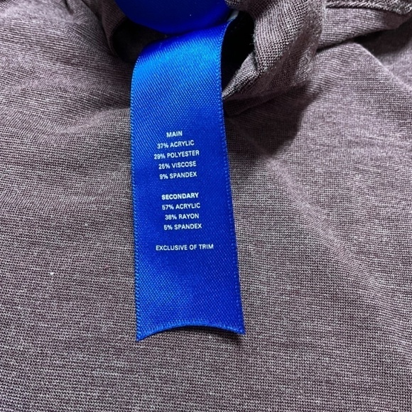 KIT and ACE Burgundy Sleeveless Stretchy Jersey Knit Turtleneck Tank US Sz M - Picture 4 of 9